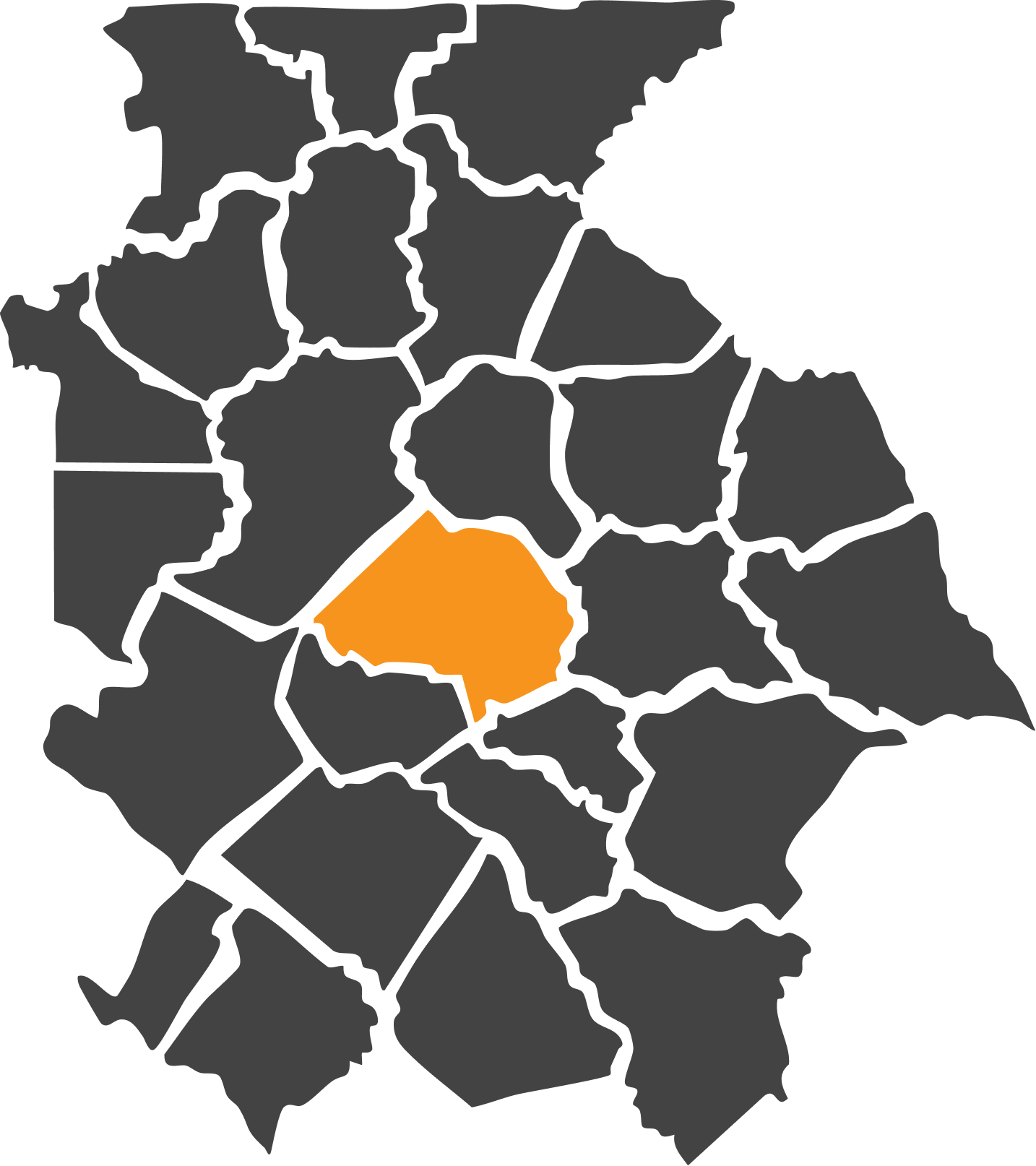 Jackson County highlighted on map