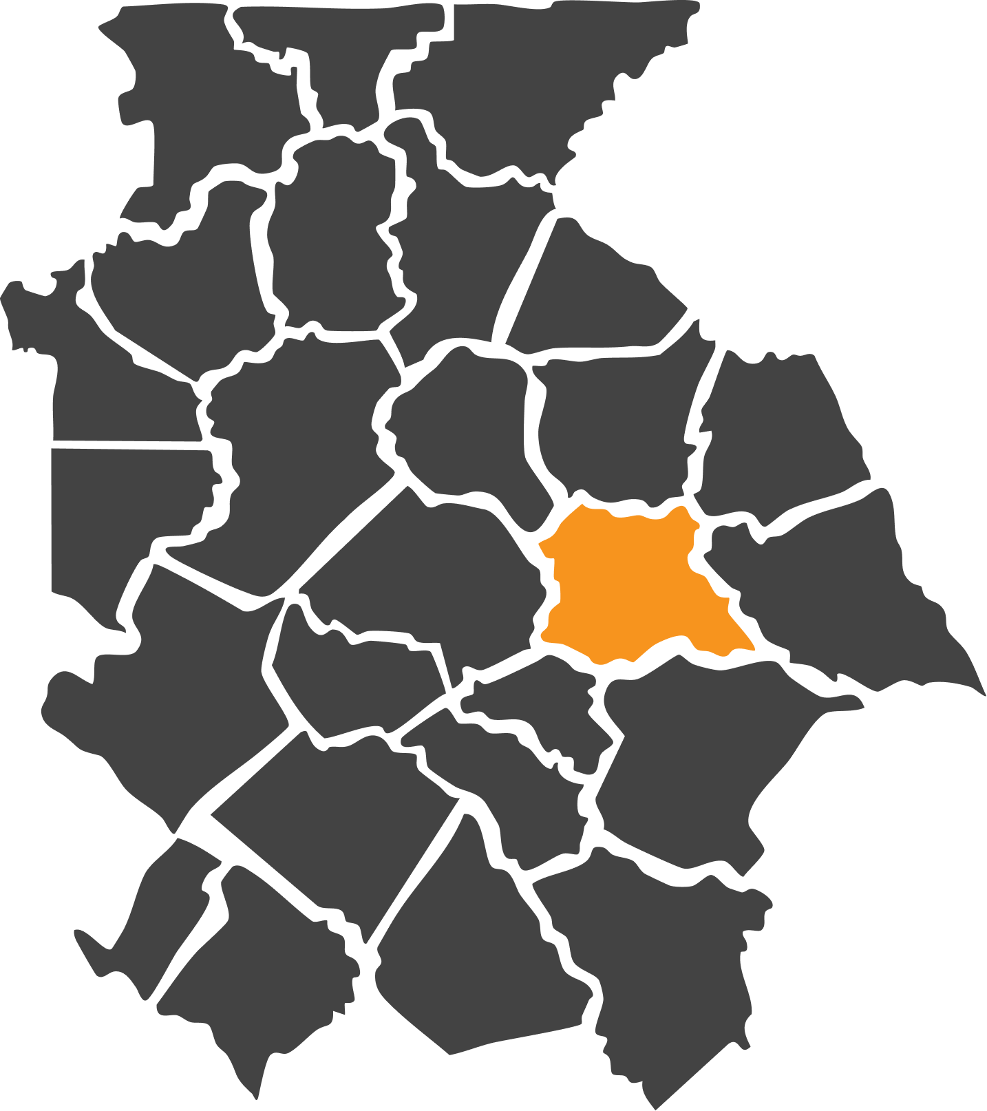 Madison County highlighted on map