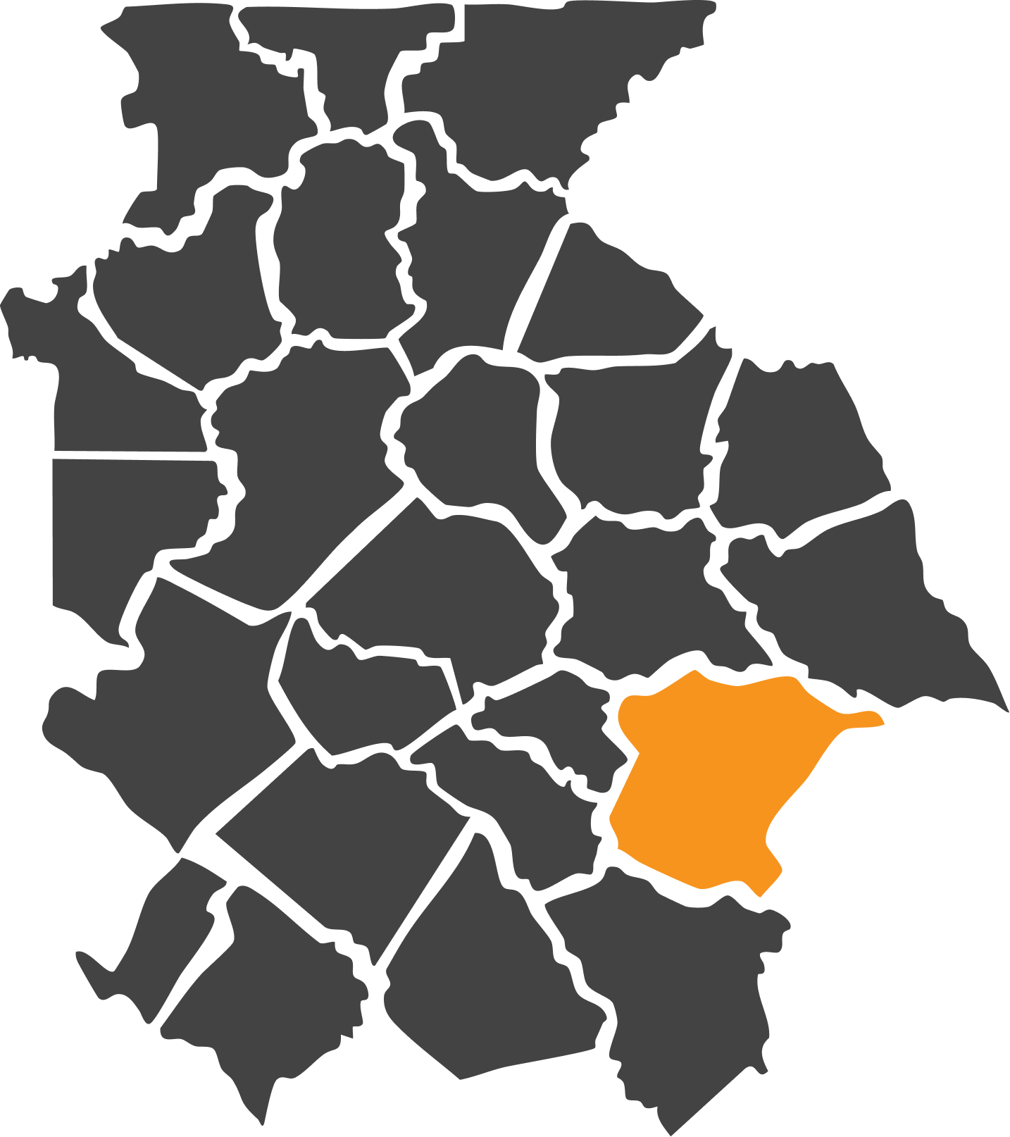 Oglethorpe County highlighted on map