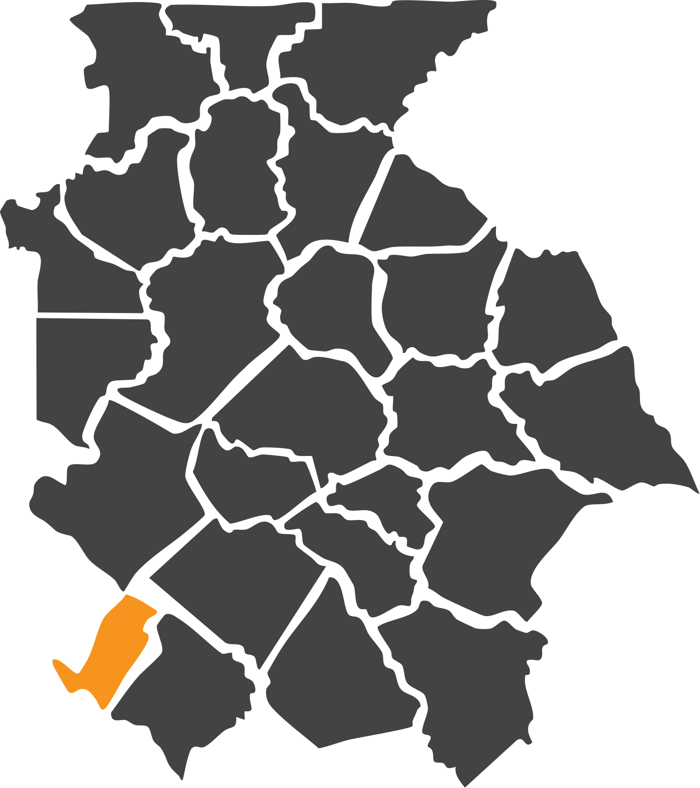 Rockdale County highlighted on map