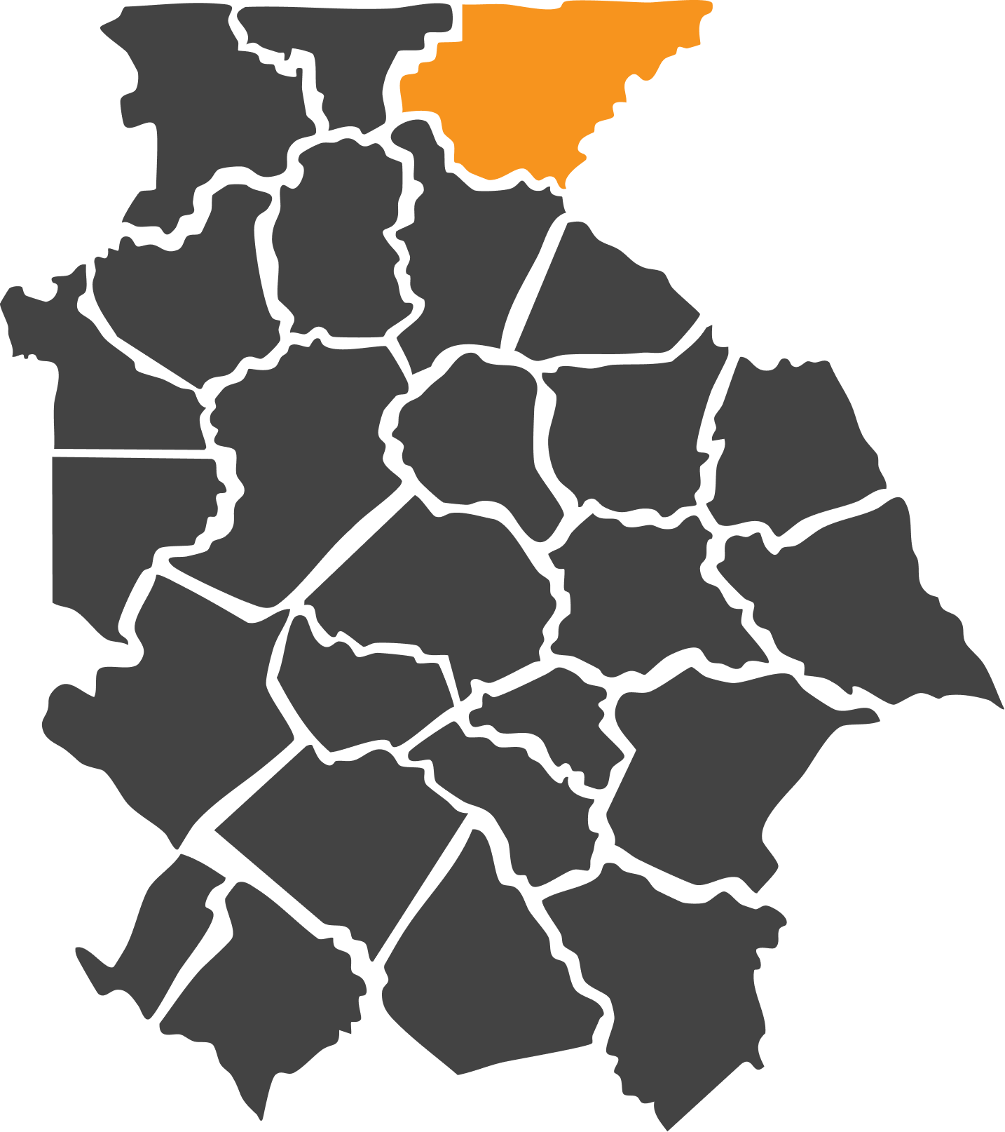 Rabun County highlighted on map