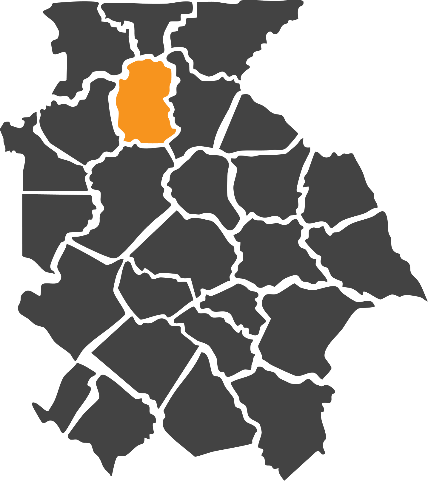 White County highlighted on map