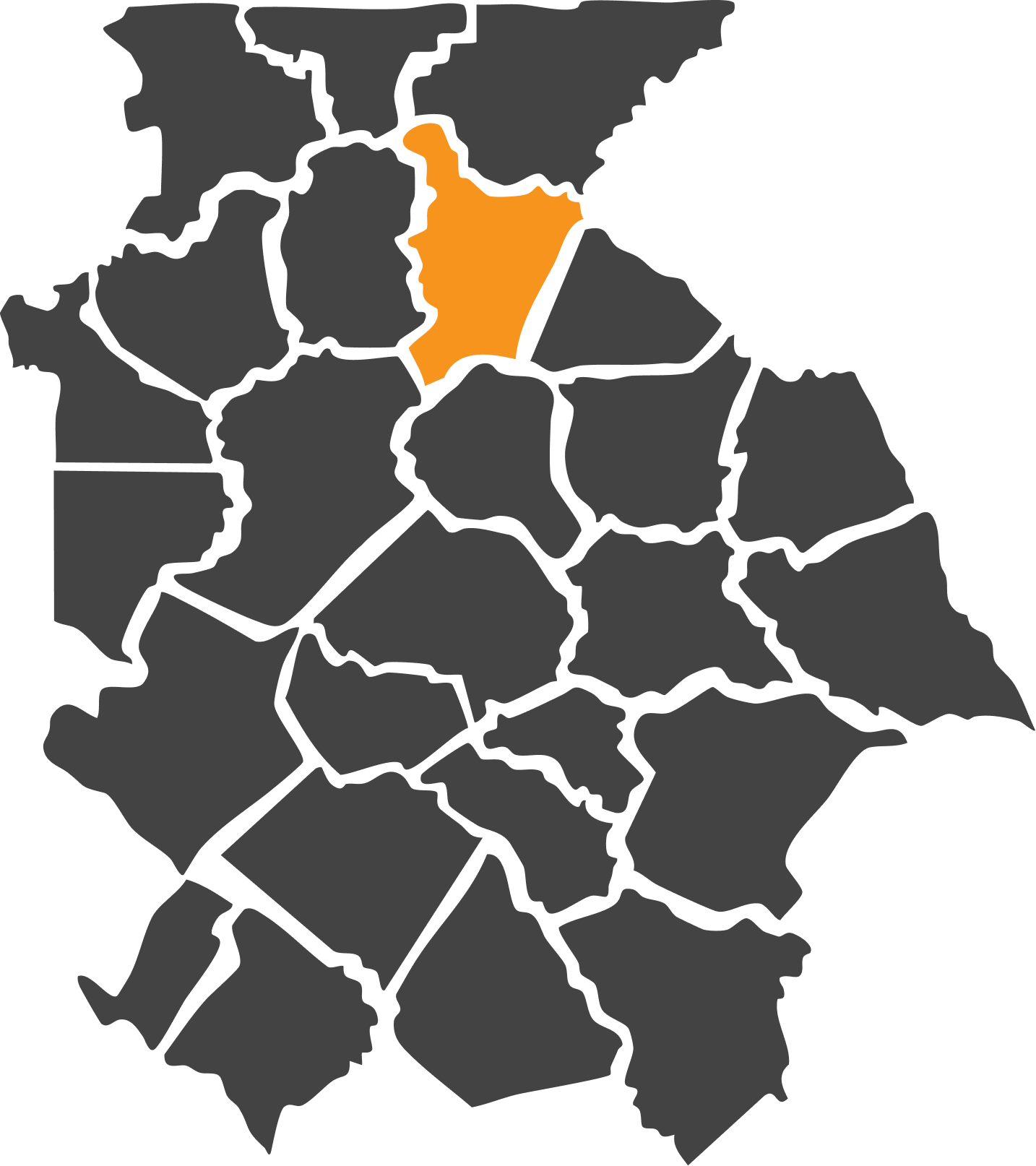 Habersham County highlighted on map
